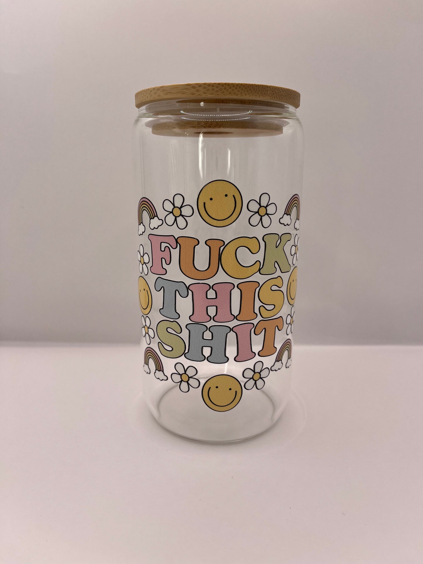 F*ck This Sh*t Glass Tumbler